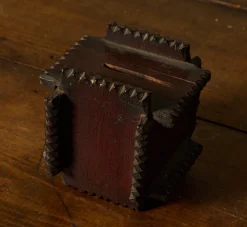 Pierce & Ward AMERICAN TRAMP ART COIN BOX | Boxes