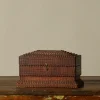 Pierce & Ward AMERICAN TRAMP ART WOODEN BOX WITH LATCH | Boxes