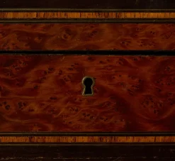 Pierce & Ward ANTIQUE BURL WOOD JEWELRY BOX | Boxes