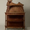 Pierce & Ward ANTIQUE FRENCH ART NOUVEAU OAK SIDEBOARD | Furniture