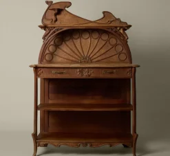 Pierce & Ward ANTIQUE FRENCH ART NOUVEAU OAK SIDEBOARD | Furniture