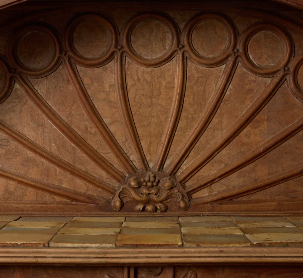 Pierce & Ward ANTIQUE FRENCH ART NOUVEAU OAK SIDEBOARD | Furniture