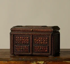 Pierce & Ward ANTIQUE TRAMP ART KEEPSAKE LAYERED BOX | Boxes