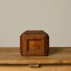 Pierce & Ward ANTIQUE WOODEN TRAMP ART BOX | Boxes