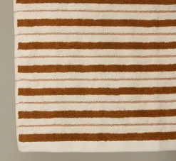 Pierce & Ward BAINA FRANKLIN BATH TOWEL IN CHALK AND FUYU | Bed + Bath