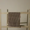 Pierce & Ward BAINA TORRENS HAND TOWEL IN SAND & NOIR | Bed + Bath
