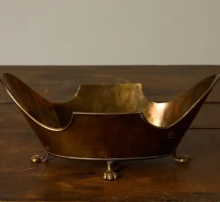Pierce & Ward BRASS CLAW FOOTED BOWL | Vessels