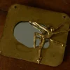 Pierce & Ward BRUTALIST BRASS DANCER MIRROR | Objets D'Art | Mirrors