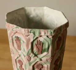 Pierce & Ward CARA BAUERMEISTER ARTIST'S TOUR VASE IN SWIRL | Ceramics | Vessels