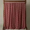 Pierce & Ward CERPA BLANKET IN CRIMSON RED 91" X 91" | Bed + Bath