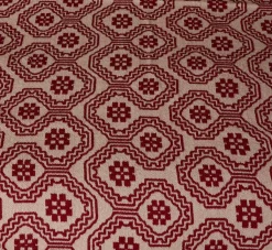 Pierce & Ward CERPA BLANKET IN CRIMSON RED 91" X 91" | Bed + Bath