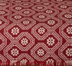 Pierce & Ward CERPA BLANKET IN CRIMSON RED 94
