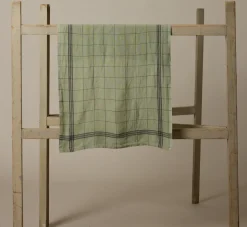 Pierce & Ward CHARVET FRENCH LINEN TEA TOWEL IN SAUGE | Kitchen