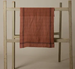 Pierce & Ward CHARVET FRENCH LINEN TEA TOWEL IN NOISETTE | Kitchen
