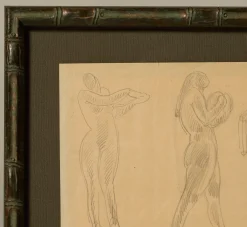 Pierce & Ward CIRCA 1910 NUDE FIGURAL STUDY BY EDOARDO DE ALBERTIS (1874-1950) | Art