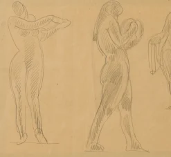 Pierce & Ward CIRCA 1910 NUDE FIGURAL STUDY BY EDOARDO DE ALBERTIS (1874-1950) | Art