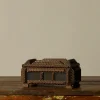 Pierce & Ward EARLY AMERICAN TRAMP ART JEWELRY BOX | Boxes