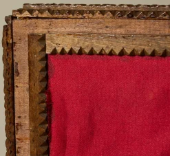 Pierce & Ward EARLY AMERICAN TRAMP ART JEWELRY BOX | Boxes
