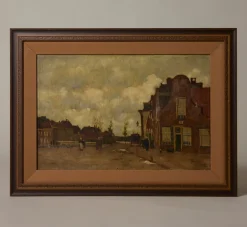Pierce & Ward EARLY 20TH CENTURY BELGIAN CITYSCAPE BY VICTOR BAUFFE EARLY 20TH CENTURY BELGIAN CITYSCAPE BY VICTOR BAUFFE (1849-1921) | Art