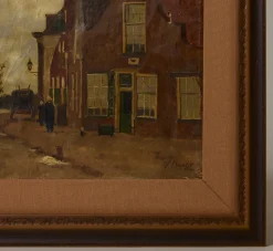 Pierce & Ward EARLY 20TH CENTURY BELGIAN CITYSCAPE BY VICTOR BAUFFE EARLY 20TH CENTURY BELGIAN CITYSCAPE BY VICTOR BAUFFE (1849-1921) | Art