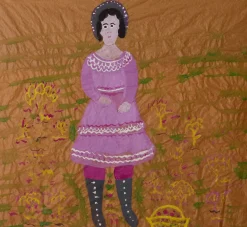 Pierce & Ward EARLY 20TH CENTURY FOLK ART PORTRAIT BY EVE PERI (1897–1966) | Art