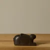 Pierce & Ward EARLY 20TH CENTURY HAND CARVED WOODEN RABBIT SCULPTURE | Objets D'Art