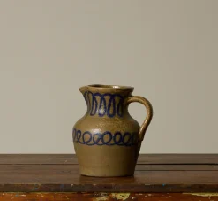 Pierce & Ward EARTHENWARE FOLK ART LOOP PITCHER | Vessels