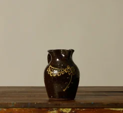Pierce & Ward EARTHENWARE FOLK ART PITCHER | Ceramics | Vessels