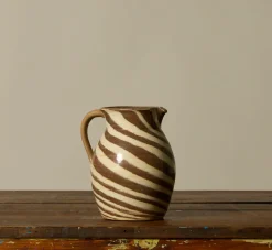 Pierce & Ward EARTHENWARE FOLK ART SWIRL JUG II | Ceramics | Vessels