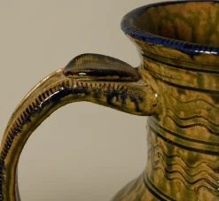 Pierce & Ward EARTHENWARE FOLK ART VASE WITH HAND | Ceramics | Vessels