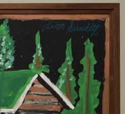 Pierce & Ward FOLK ART LOG CABIN BY JIMMY LEE SUDDUTH | Art