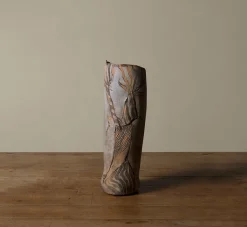Pierce & Ward HAND BUILT TALL VASE BY GAY RIBISI | Ceramics | Vessels