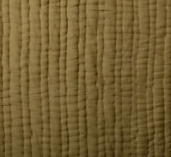 Pierce & Ward HAND-BLOCK PRINTED GRID QUILT IN OLIVE - QUEEN | Bed + Bath