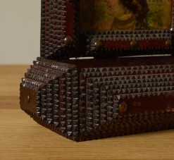 Pierce & Ward HAND-CARVED TRAMP ART LETTER BOX | Boxes