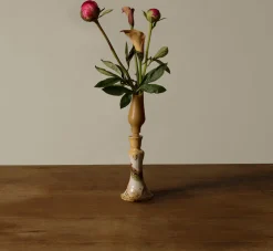 Pierce & Ward HANDS VASE CANDLE IN NATURAL | Candlesticks & Candles