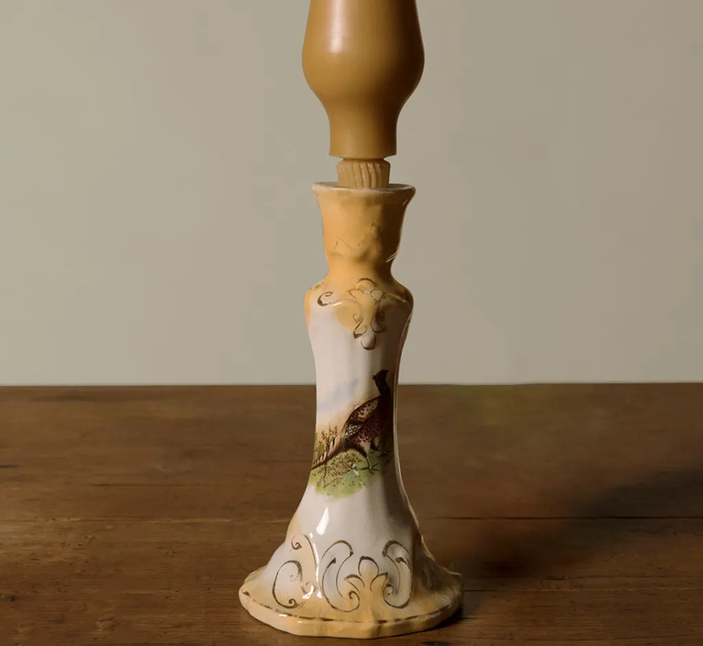 Pierce & Ward HANDS VASE CANDLE IN NATURAL | Candlesticks & Candles