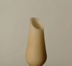 Pierce & Ward HANDS VASE CANDLE IN TAUPE | Candlesticks & Candles