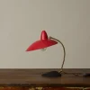 Pierce & Ward ITALIAN RED WITCHES HAT LAMP, 1950S | Lighting
