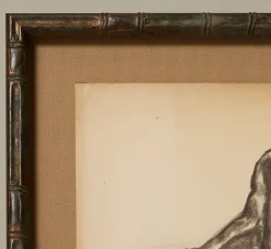 Pierce & Ward 1904 ITALIAN SKETCH OF A SEATED FIGURE | Art
