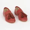 Pierce & Ward JAMIE HALLER X PW TASSEL LOAFER RED | Collaborations