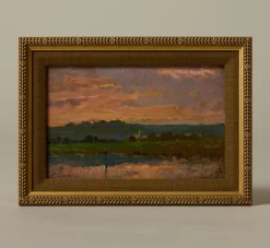 Pierce & Ward LAGOON LANDSCAPE AT SUNSET BY CARLO CRESSINI (1865-1938) | Art
