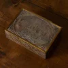 Pierce & Ward LATE 19TH CENTURY BRASS JEWELRY BOX | Boxes