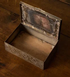 Pierce & Ward LATE 19TH CENTURY BRASS JEWELRY BOX | Boxes