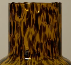 Pierce & Ward LAUSANNE HAND BLOWN TORTOISE SHELL ROUND CARAFE | Kitchen