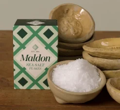 Pierce & Ward MALDON SALT WITH VINTAGE CIRCULAR SICILIAN VESSEL | Kitchen