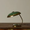 Pierce & Ward MID CENTURY BAUHAUS GREEN "SECRETARY "LAMP | Lighting