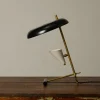 Pierce & Ward 1960 MID CENTURY ITALIAN TABLE LAMP IN BLACK/IVORY | Lighting