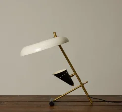 Pierce & Ward 1960 MID CENTURY ITALIAN TABLE LAMP IN NOIR | Lighting