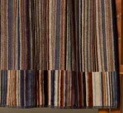 Pierce & Ward MISSONI JAZZ OLIVE STRIPE BATH SHEET | Bed + Bath