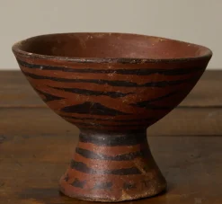 Pierce & Ward NARINO CARCHI WAX RESIST PEDESTAL BOWL | Vessels